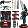 100W Akku-Kettensäge 6 Zoll Mini Elektro-Handkettensäge mit 2 Batterien Delphi (1) 100W Akku-Kettensäge 6 Zoll Mini Elektro-Handkettensäge mit 2 Batterien Delphi (1)