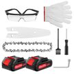 1000W Akku Kettensäge 4 Zoll Mini Elektro Kettensägen Handkettensäge Mit 2 Akku (4) 1000W Akku Kettensäge 4 Zoll Mini Elektro Kettensägen Handkettensäge Mit 2 Akku (4)